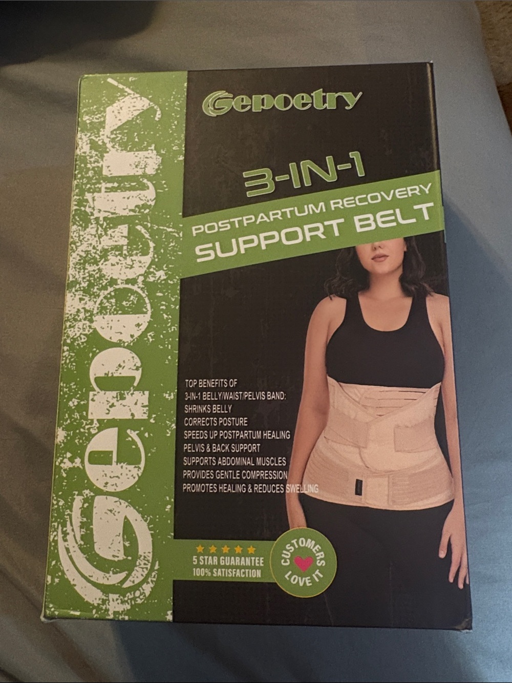 Poetry 3-in-1 Postpartum Recovery Support Belt - Beige